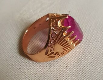 zlatý prsteň 14 ct. - 2