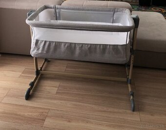 Postielka Kinderkraft Neste air grey+wood - 2