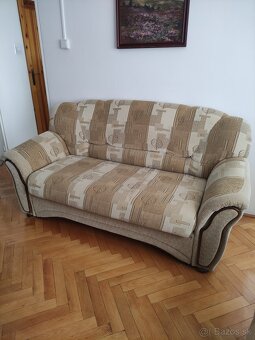 Rozkladací gauč + dve kreslá - 2