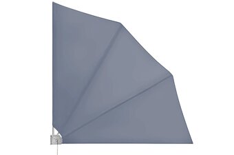 Balkónová skladacia zástena 140x140 cm antracit - 2