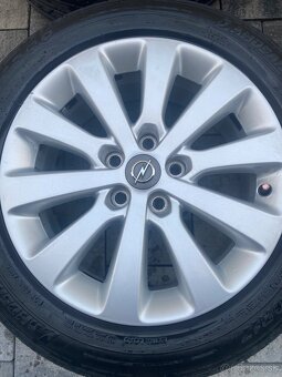 Disky opel astra j r17 roztec diskov 5x115 - 2
