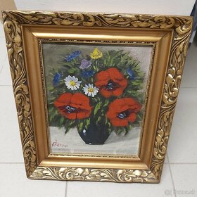 Obraz starožitný  - olejomaľba  signovaná P. Vertési. - 2