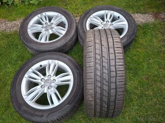 17" ALU 5x112 audi orig + letné 235/55 r17 - 2