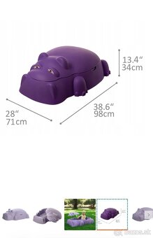Pieskovisko Hippo pre babatka - 2
