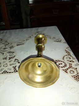Mosadzný svietnik - 2