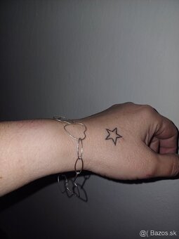 Strieborný náramok-20cm-NOVÝ - 2