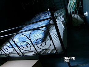 KOVOVÁ posteľ 160x200 cm - 2