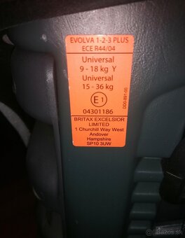 Autosedacka Britax Romer Evolva 1-2-3 Plus Smart zebra - 2