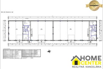 PREDAJ : skladov s kanceláriami, 382 m², 261 m²,125 m², Komá - 2
