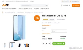 Sklo + fólia Mi 11 Lite 5G NE - 2