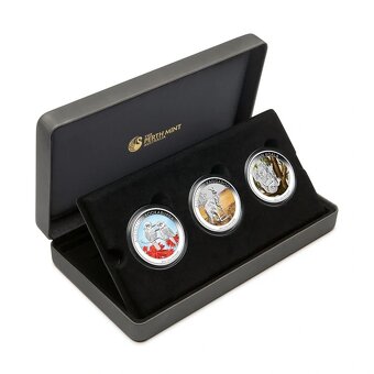 2013 Australian Outback 3x 1/2oz Silver Coloured Set - 2