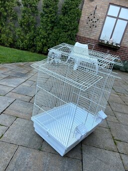 Klietka pre vtaky papagaje andulky. - 2