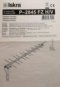 Predám TV DVB-T anténu UHF - 2