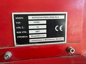 Uhlová preklopná Píla UH 500 - 2