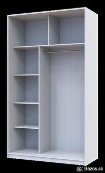 Skriňa Doros City 24 Biela 2 dvere 140x60x240 - 2