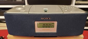 Predám rádiomagnetofón s CD a budíkom Sony ICF-CD873 - 2