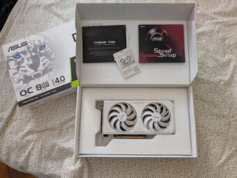 Predám ASUS Dual RTX3060Ti 8GB White - 2