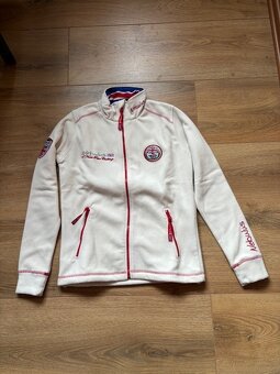 NEBULUS - biela teplá mikina - 2