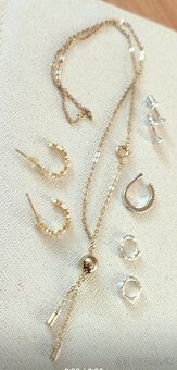 Náušnice, retiazka - 2