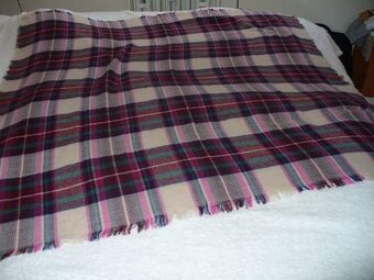 Teplý štvorcový šál XXL - 2