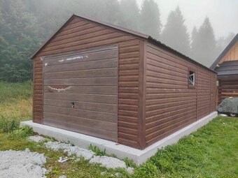 Plechová garáž 4x5m - 2