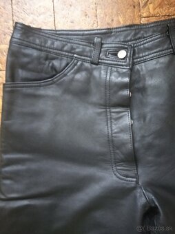 Kožené dámske nohavice - 2
