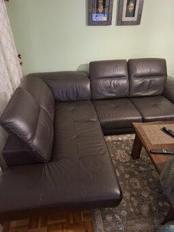 Perdam sedačka kožená láva 200x250cm . - 2