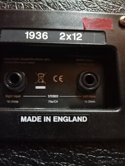 Gitarový box 2x12 Marshall 1936 Vintage - 2