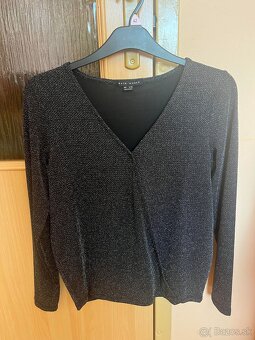top čierno-strieborný vel. 38/40 - 2