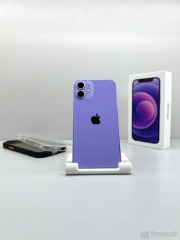 iPhone 12 MINI PURPLE NOVÁ BATÉRIA 100% ZDRAVIE - 2