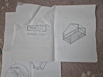 Domčeková posteľ Benlemi a kombinovaná postieľka - 2