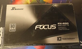 Sseasonic Focus PX-650, modulárny zdroj 650 W, 80 PLUS PLATI - 2