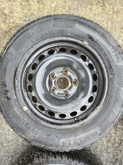 Predám zimné pneumatiky 195/65 r15 na diskoch - 2