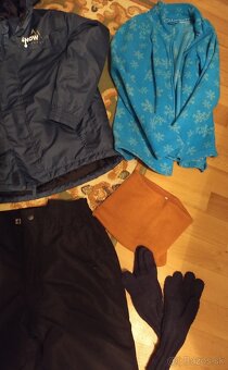 Zimné oblečko chlapec 134 ( 2 oteplovacky, bunda.. ) - 2