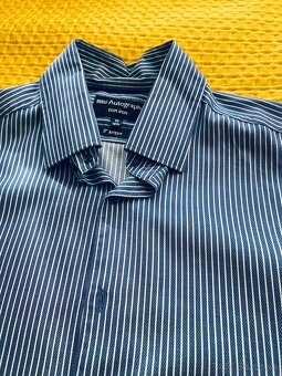 Modrá pruhovaná košeľa - 2