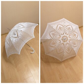 Háčkované dáždniky - 2