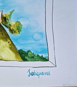 SOBIEPANNA – (Unikátny akvarel aj s podpisom) - 2