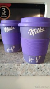 Predám poháre  Milka - 2