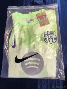 Dres Fc Barcelona Zelený Tretia Sada Nike - 2