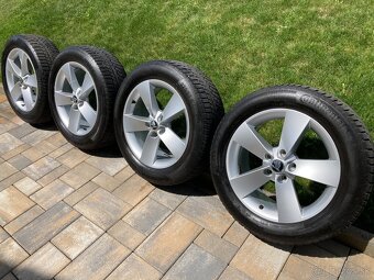 Zimná sada org ŠKODA 5x112 7J ET45 225/55 R17 - 2