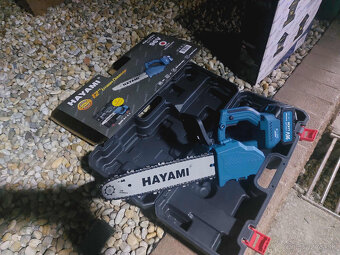 Aku pila ručna lišta 40cm +2x batéria 48V +1x retaz 1x lišta - 2