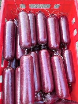 Domáce divinové párky,salámy a špekačky - 2