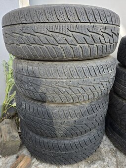Plechové disky 4x108 + zimné pneu 195/65r15 - 2
