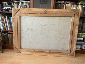 Predaj , olejomaľba - 2