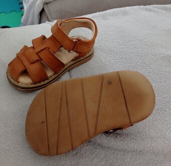 Sandále kožene pre chlapca č.21 - 2