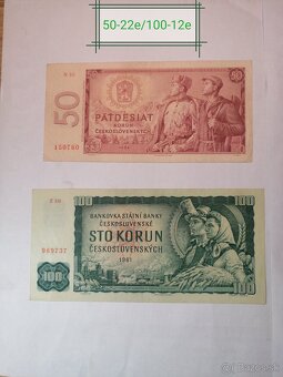 Československe bankovky - 2