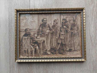 Obrazy cca 70 rokov staré - 2