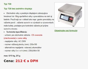 Gastro váha - 2