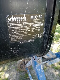 Predám miešacku Sheppach 180l - 2
