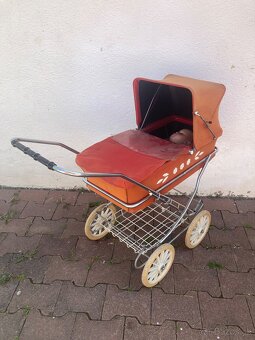 Detský retro kočík pre bábiky - 2